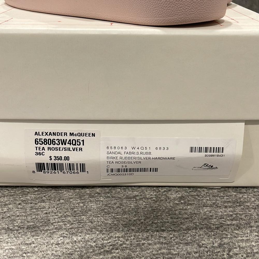 NWT Alexander McQUEEN Women's Hybrid Slide Sandals** - Picture 6 of 6